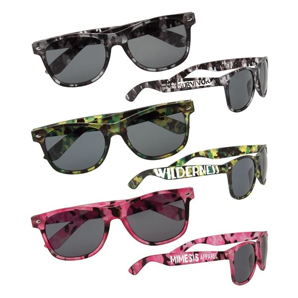Main Product Image for Custom Printed Camouflage Sunglasses
