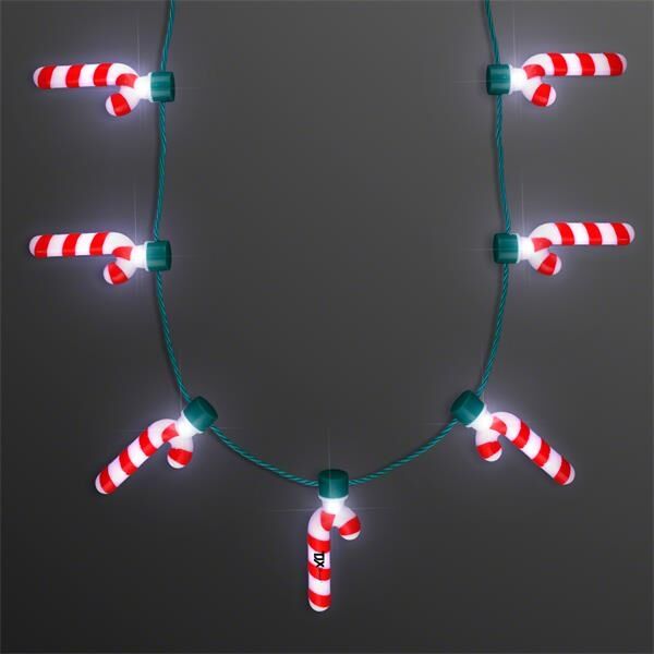 Main Product Image for Candy Cane Lights Christmas Party Necklace