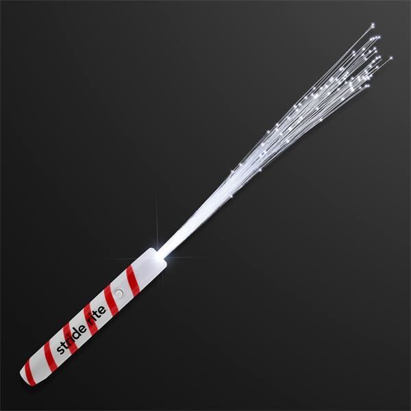 Main Product Image for Candy Cane Wand, Fiber Optic White Lights