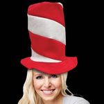 Candy Striped Top Novelty Hat -  