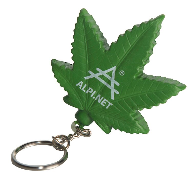 Main Product Image for Squeezies(R) Cannabis Leaf  Stress Reliever Keyring
