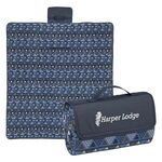 Canyon Roll-Up Picnic Blanket - Navy Blue