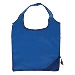 Capri - Foldaway Shopping Tote Bag - 210D Polyester - Blue