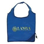 Capri - Foldaway Shopping Tote Bag - 210D Polyester - Blue