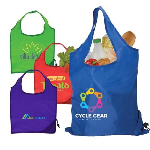 Main Product Image for Capri Foldaway Shopping Tote Bag - 210D Polyester - ColorJet