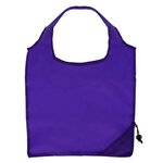 Capri Foldaway Shopping Tote Bag - 210D Polyester - ColorJet