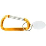 Carabiner Keytag - Golden Orange