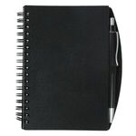 Carmel Jotter Notepad Notebook with Pen - Black