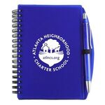 Carmel Jotter Notepad Notebook with Pen - Blue