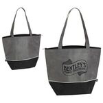 Carnival RPET Cooler Tote - Gray/Black