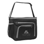 Carson Cooler Lunch Bag - Black With Gray