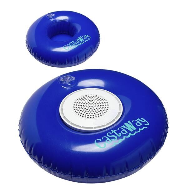 Main Product Image for Castaway Inflatable Swim Ring with Waterproof Wireless Speaker