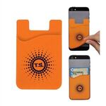 Cell Phone Card Holder - Orange