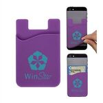 Cell Phone Card Holder - Purple