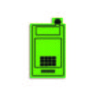 Cell Phone Jar Opener - Lime Green 361u