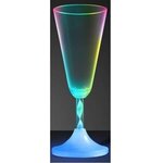 Champagne Led Spiral Stem Glass