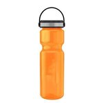 Champion 28 oz Bottle with EZ Grip Lid - Transparent Orange