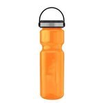 Champion 28 oz Bottle with EZ Grip Lid - Transparent Orange