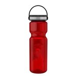 Champion 28 oz Bottle with EZ Grip Lid - Transparent Red