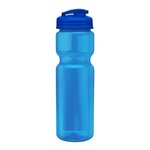 Champion - 28 oz. Trans. Bottle - Flip Lid - Transparent Blue