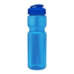 Champion - 28 oz. Trans. Bottle - Flip Lid - Transparent Blue