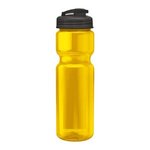 Champion - 28 oz. Trans. Bottle - Flip Lid - Transparent Yellow