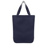 Chandler Cotton Tote Bag - Navy Blue