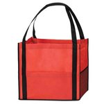 Chandler Non-Woven Mesh Tote - Red