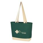 Charlie Cotton Tote Bag - Hunter Green