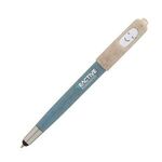 Charlie Plunge-Action Ballpoint / Stylus / Mood Pen - Light Blue