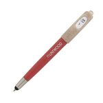 Charlie Plunge-Action Ballpoint / Stylus / Mood Pen - Red