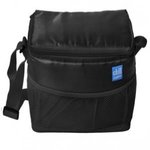 Chill By Flexi-Freeze (R) 6-Can Cooler with Mesh Pockets - Black/Black
