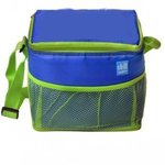 Chill By Flexi-Freeze (R) 6-Can Cooler with Mesh Pockets - Royal-lime