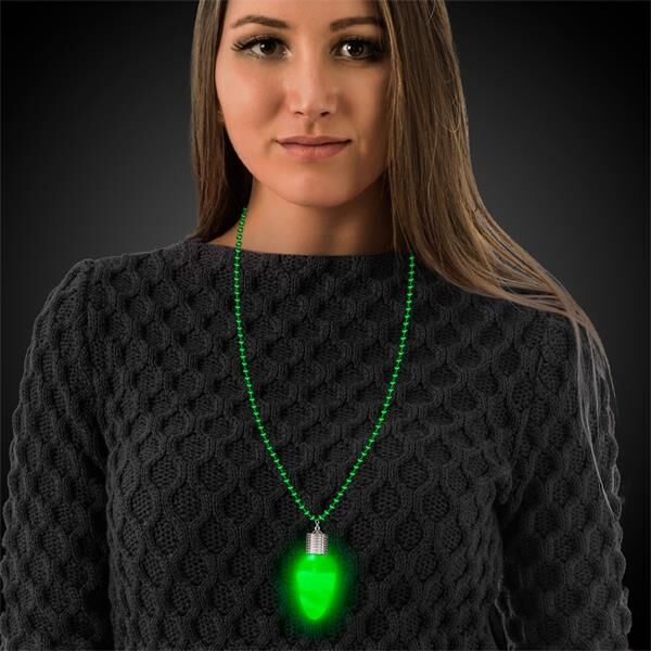 Main Product Image for Green Bulb LED Bead Necklace