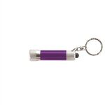 Chroma - Laser Engraved Metal LED Flashlight with Keyring - Purple