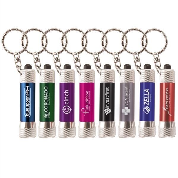 Main Product Image for Chroma - Laser Engraved Metal LED Flashlight with Keyring