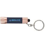 Chroma Softy Rose Gold Classic - LED Flashlight with Keyring