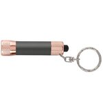 Chroma Softy Rose Gold Metallic - LED Flashlight with Keyring