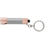 Chroma Softy Rose Gold Metallic - LED Flashlight with Keyring