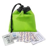 Cinch Tote First Aid Kit 2 - Lime Green With Black
