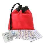 Cinch Tote First Aid Kit 2 - Red with Black Trim