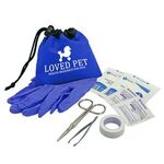 Cinch Tote - Pet Care Kit - Blue