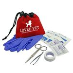Cinch Tote - Pet Care Kit - Red