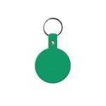 Circle Flexible Key Tag - Green