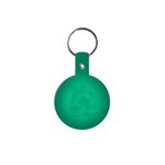 Circle Flexible Key Tag - Translucent Green