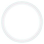 Circle Shaped Microfiber Cleaning Cloth - Full Color