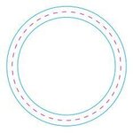 Circle Sticker - White