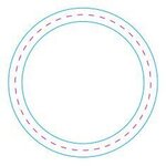 Circle Sticker - White