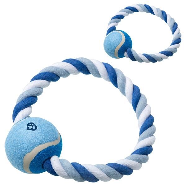 Main Product Image for Circlet Rope Ring & Ball Pet Toy