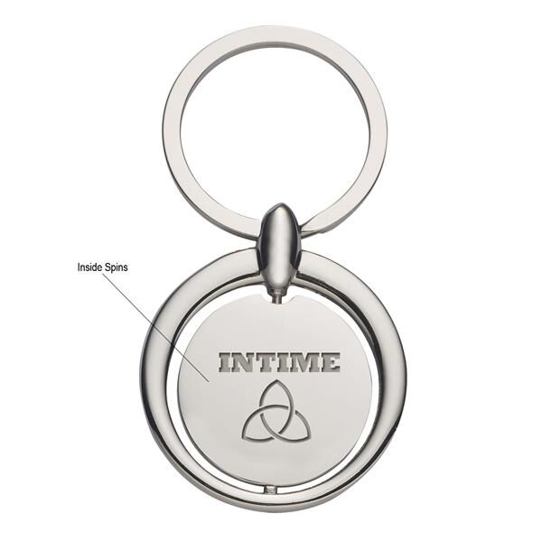 Main Product Image for Circular Metal Key Tag